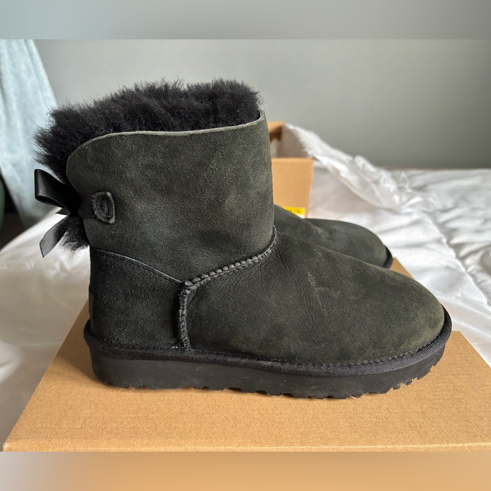 UGG Black Mini Bailey Boots